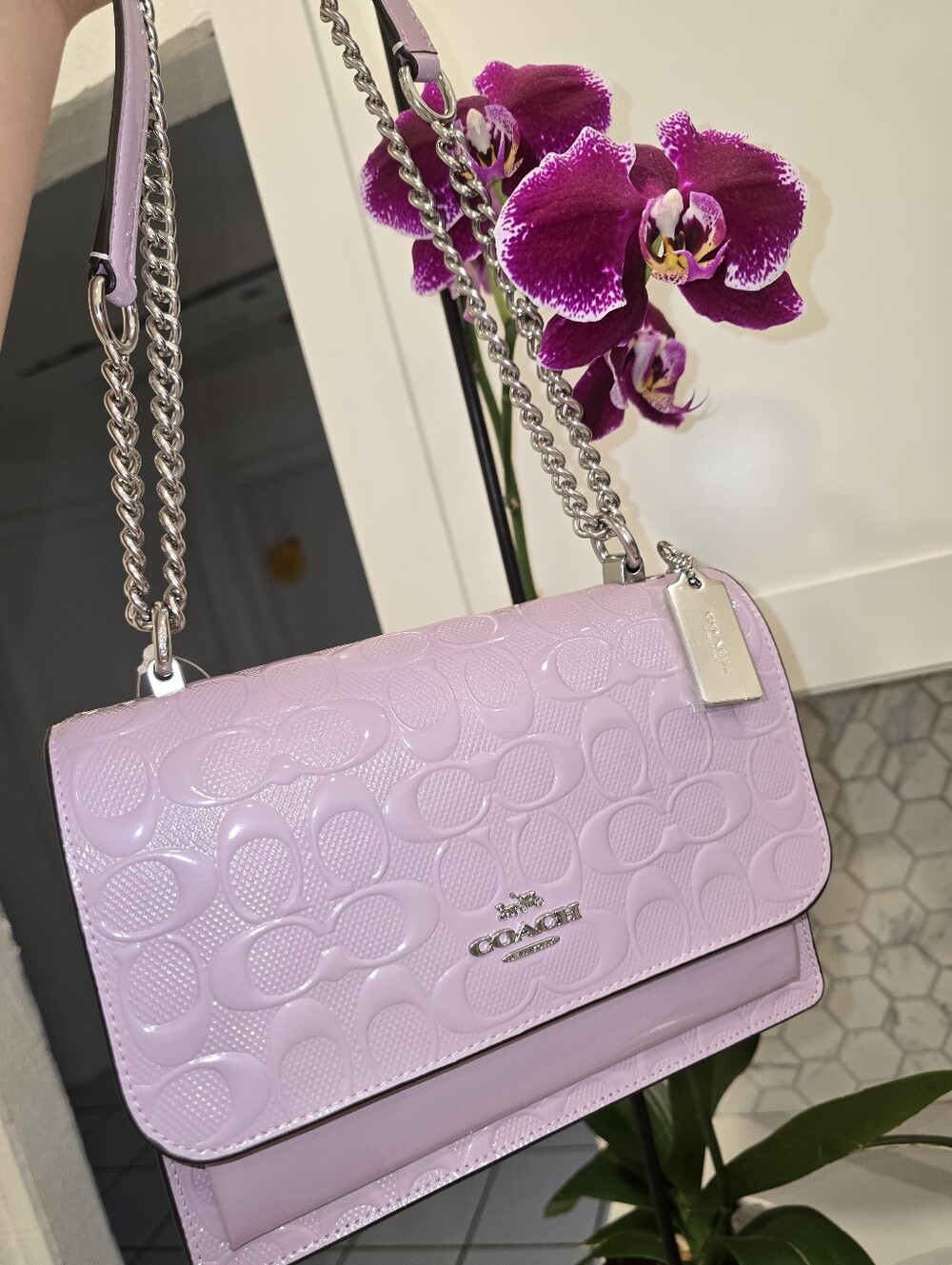 Coach Klare Crossbody Bag/  Tan Gift Box Included